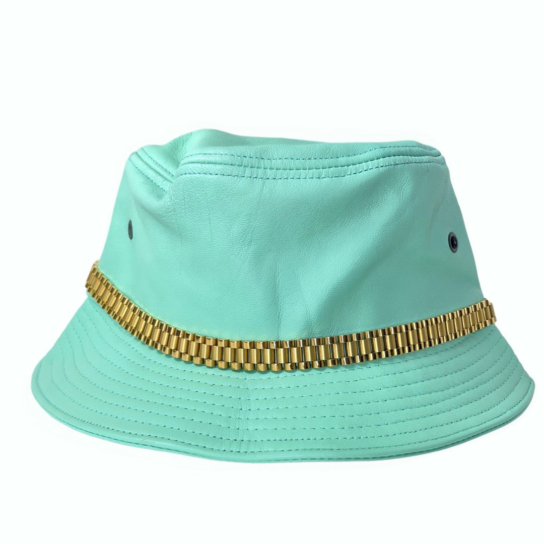 The Black PRSVR Leather Bucket Hat