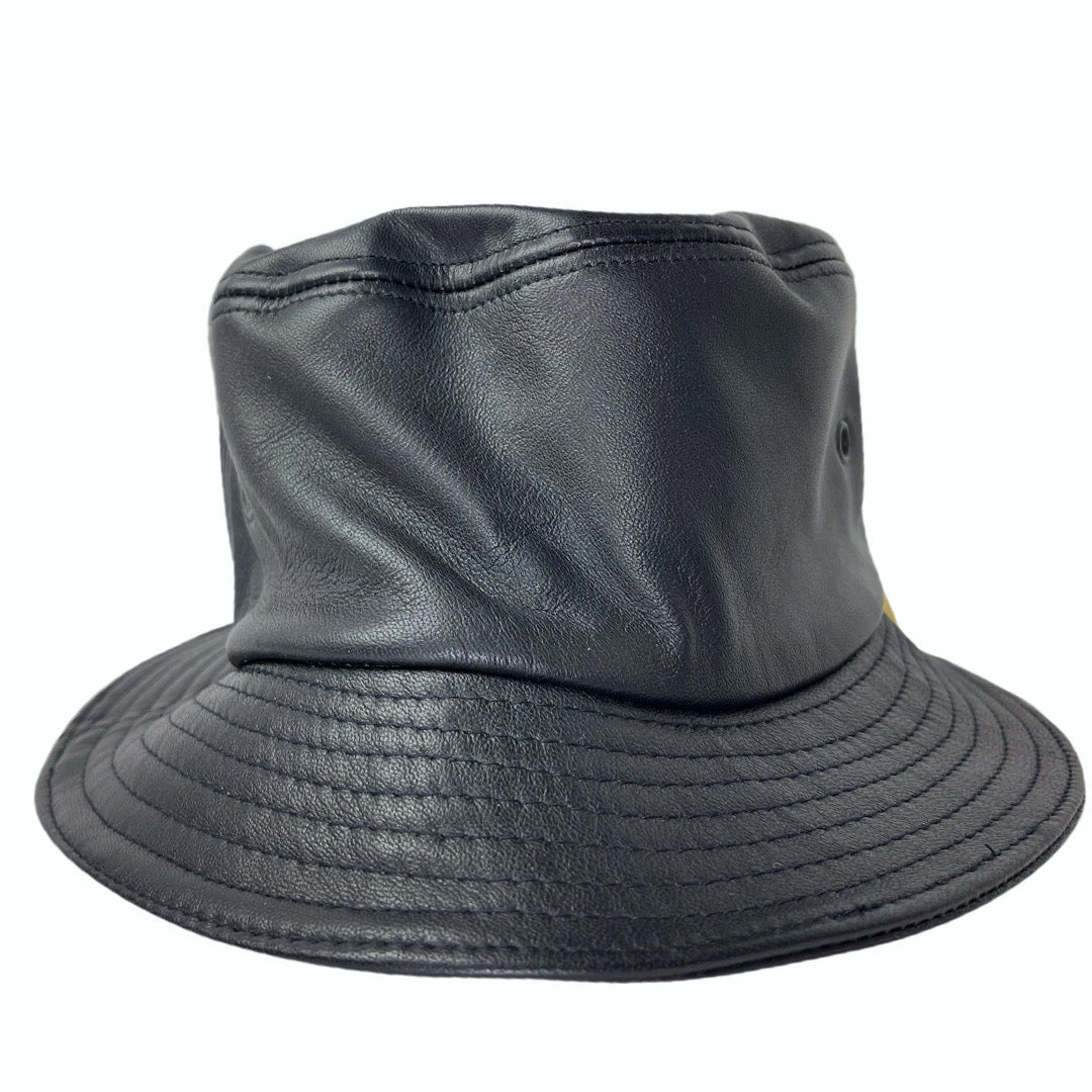 The Black PRSVR Leather Bucket Hat