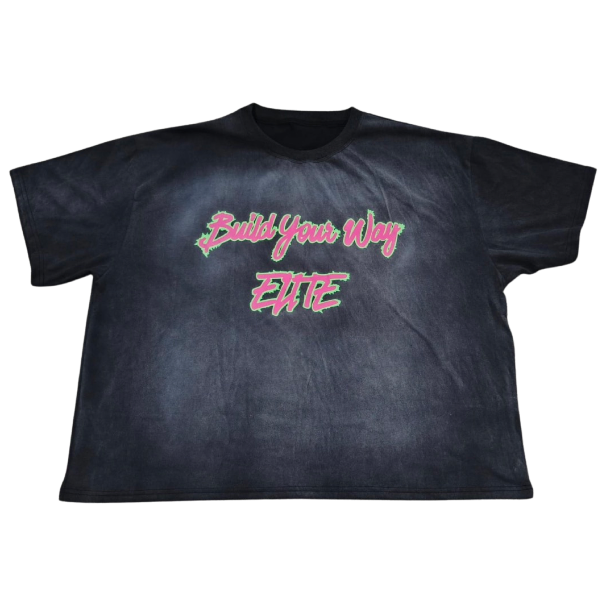 Sun Faded "BUILD" Tee