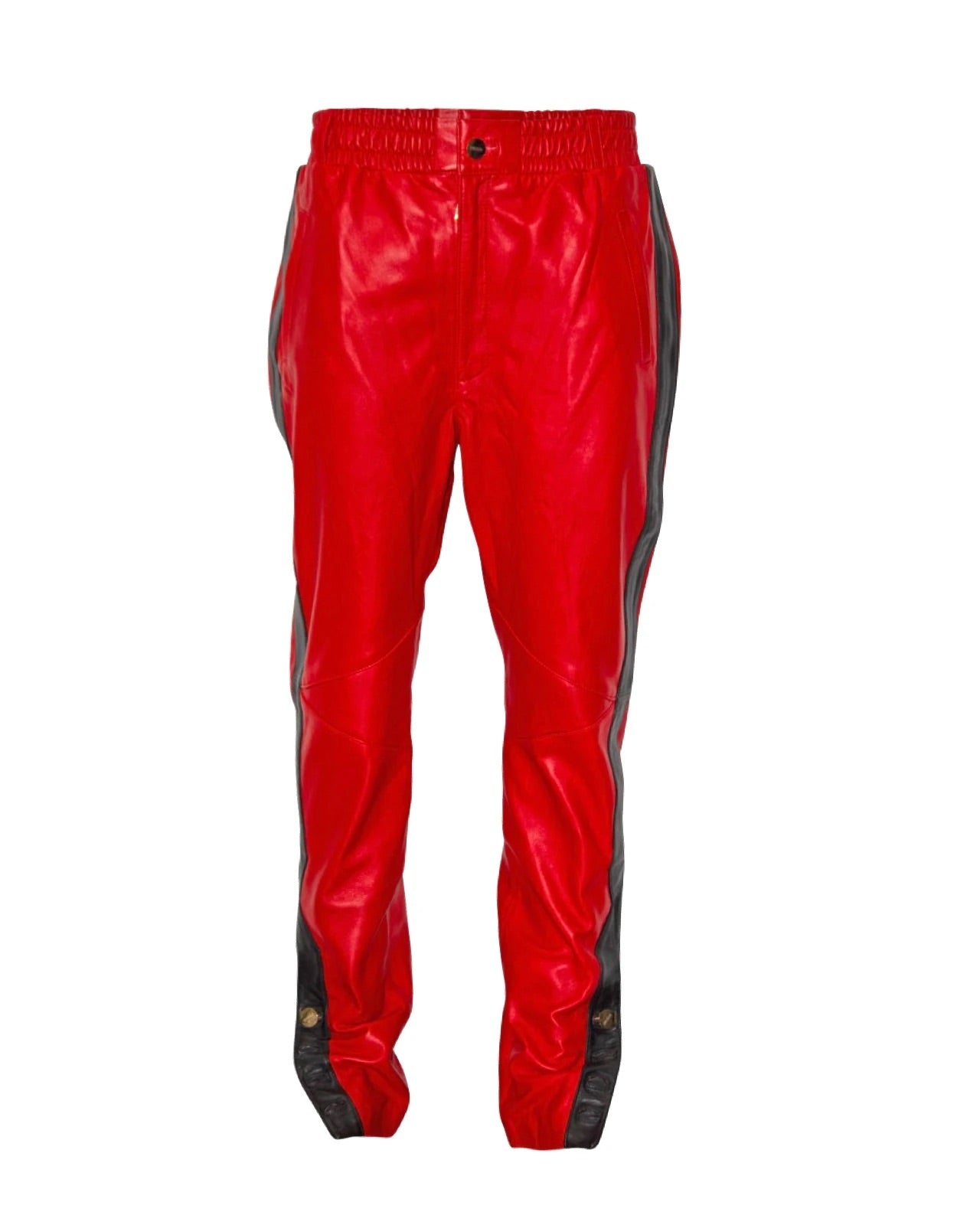 Leather Valley Track Suit (Red/Black)