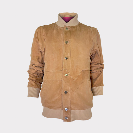 Beach Suede Valley Bomber