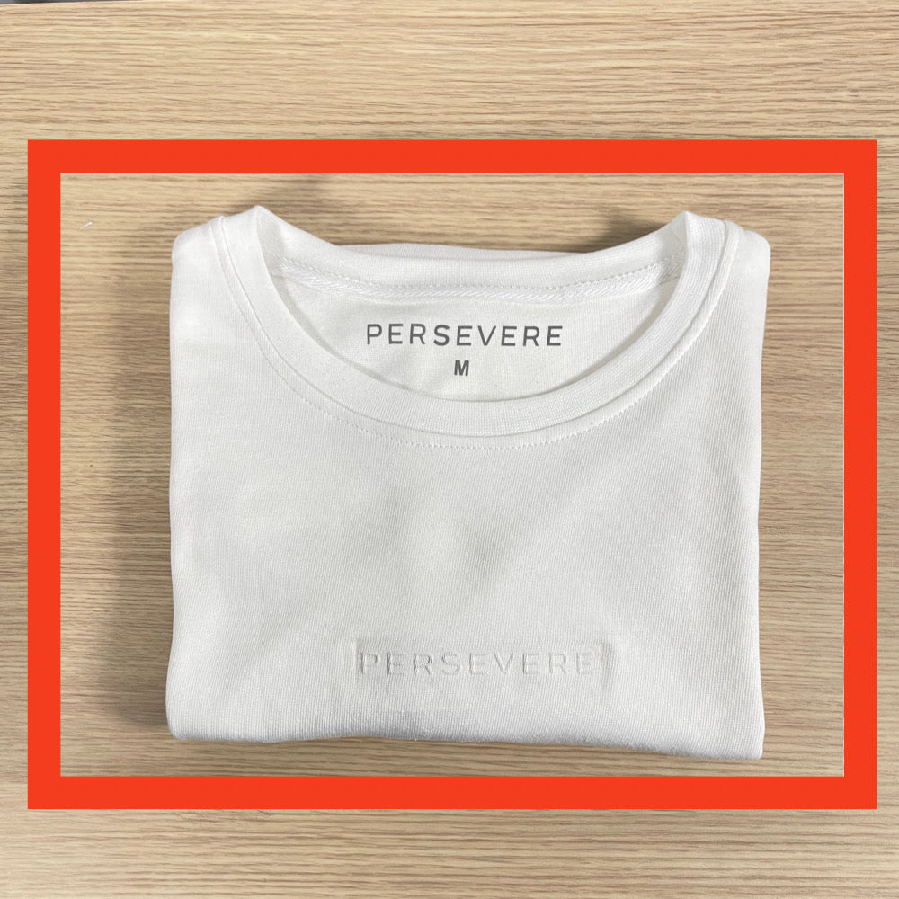 Embossed PERSEVERE Insignia Tee