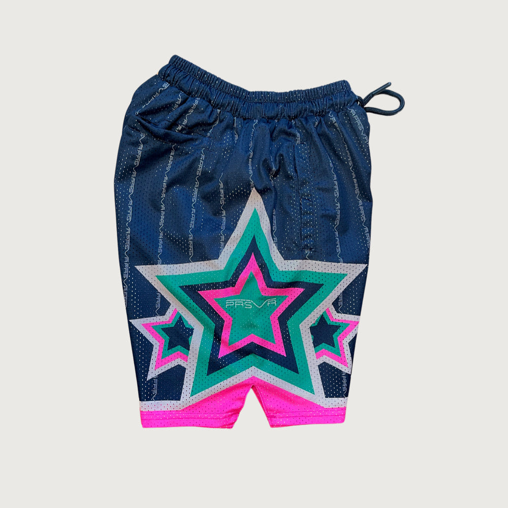 Big Star Game Shorts (Beige to Black)