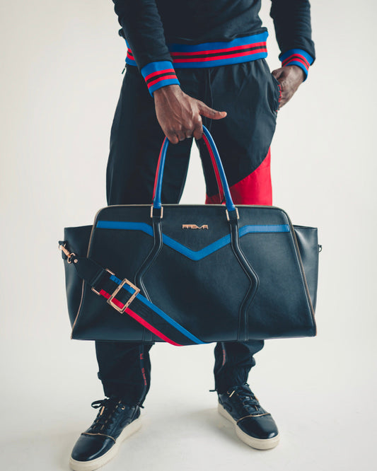 The Valley Duffle (Red/Black/Blue)