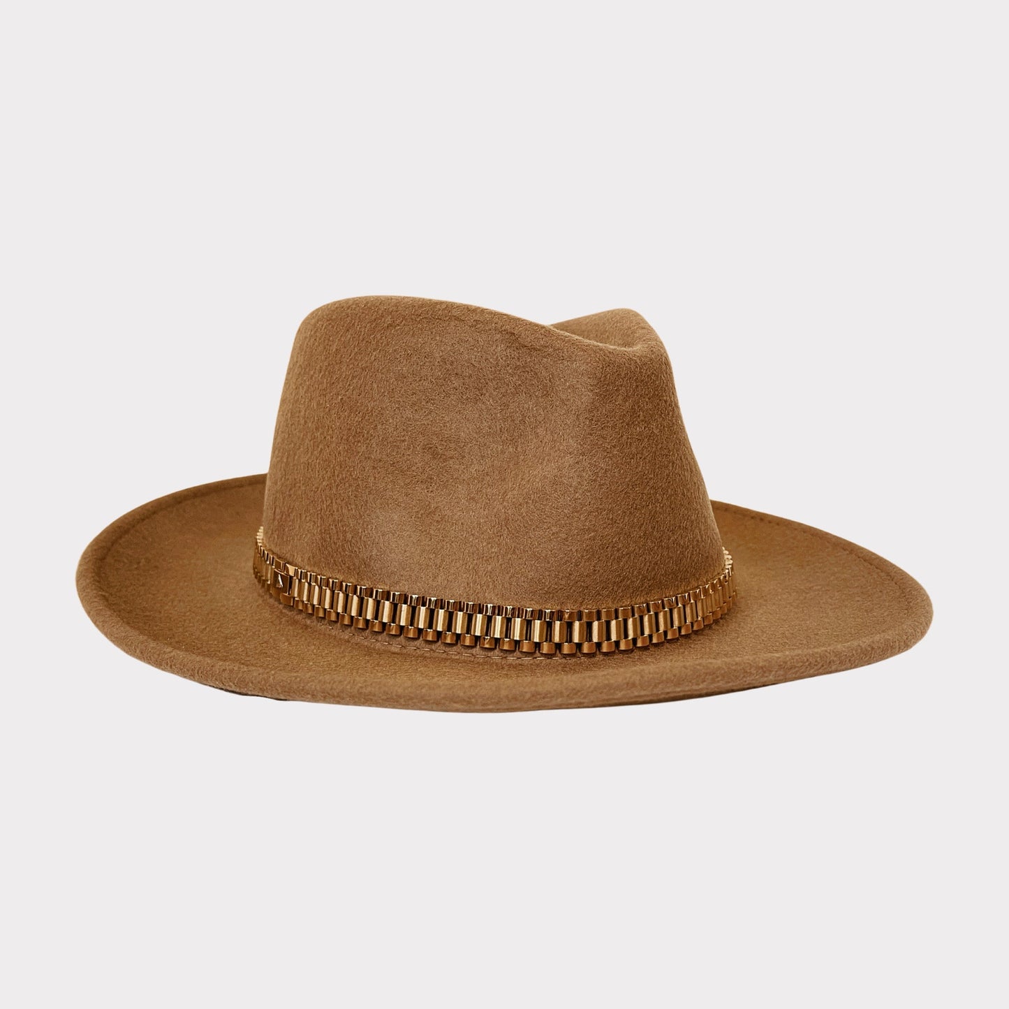 The PRSVR Chain Link Fedora: Tan and Black