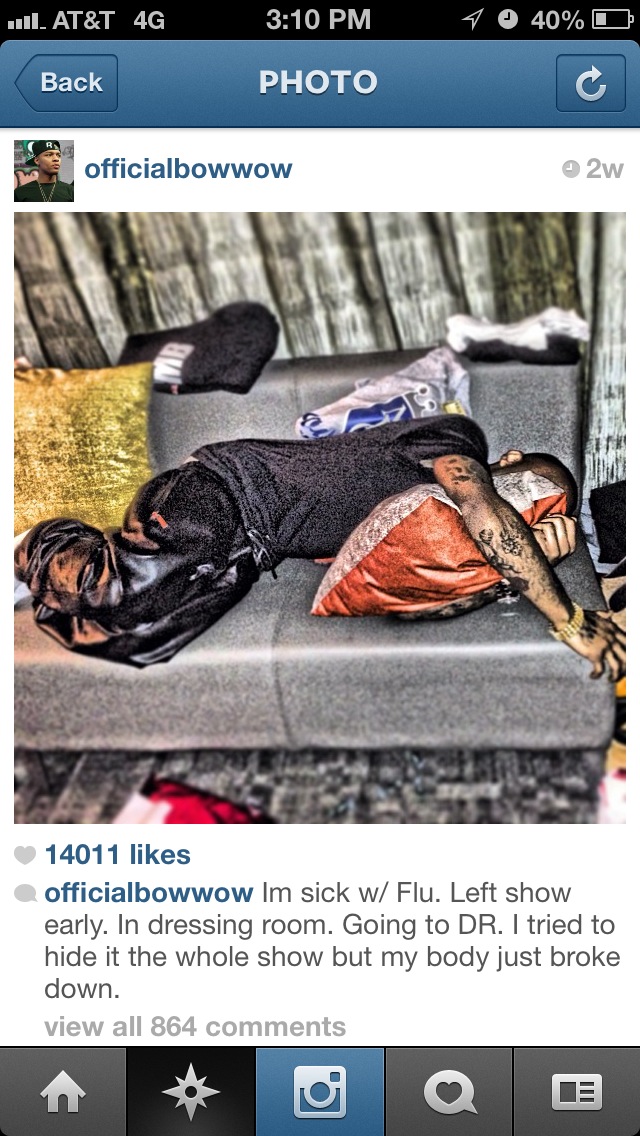 Bow Wow in Luxury Track Pants