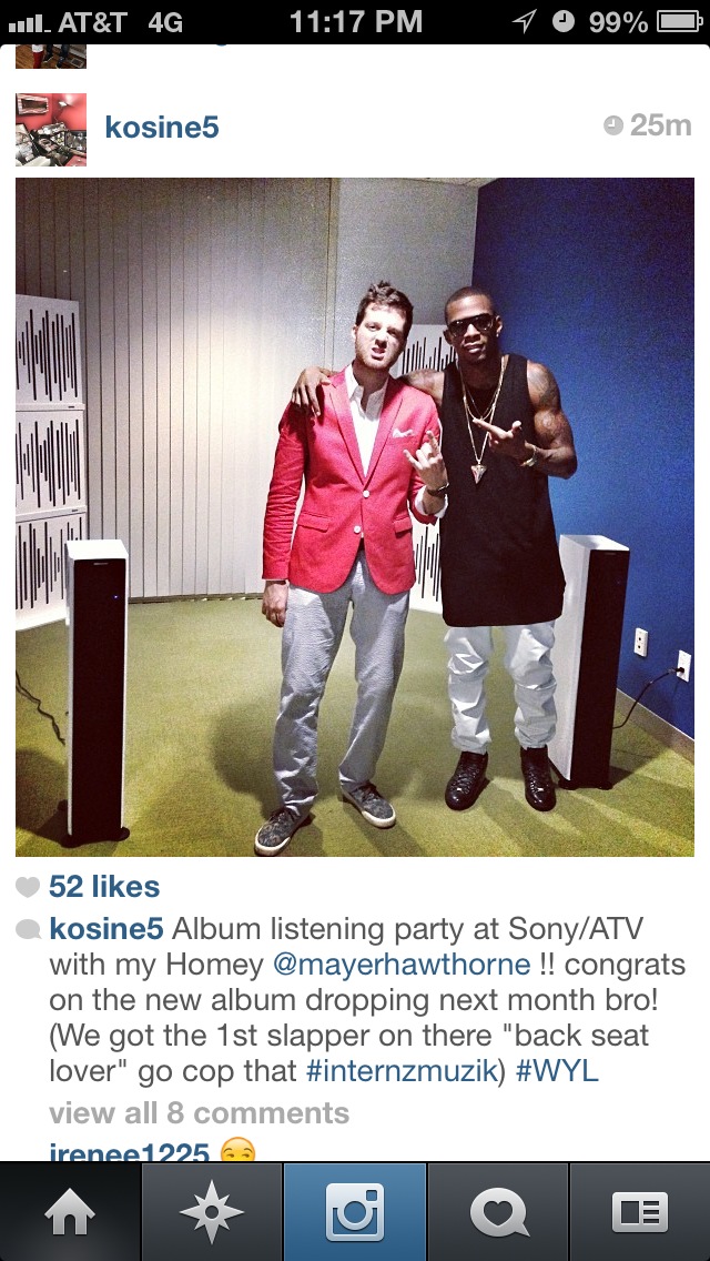 Kosine in White Luxury Track Pants
