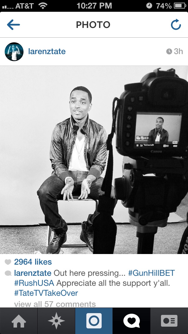 Larenz Tate in Luxury Work Boots