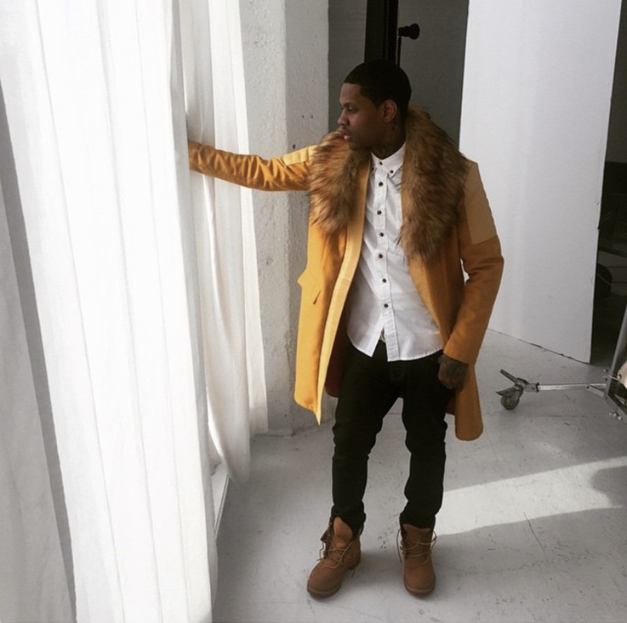 Lil Durk in Streetcar Coat