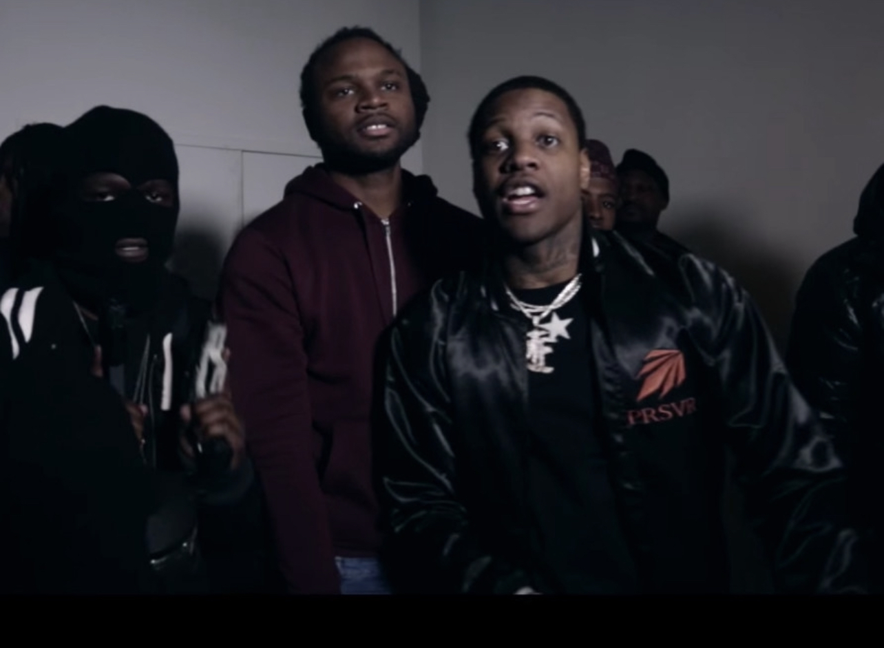 Lil Durk in Satin Dojo Jacket