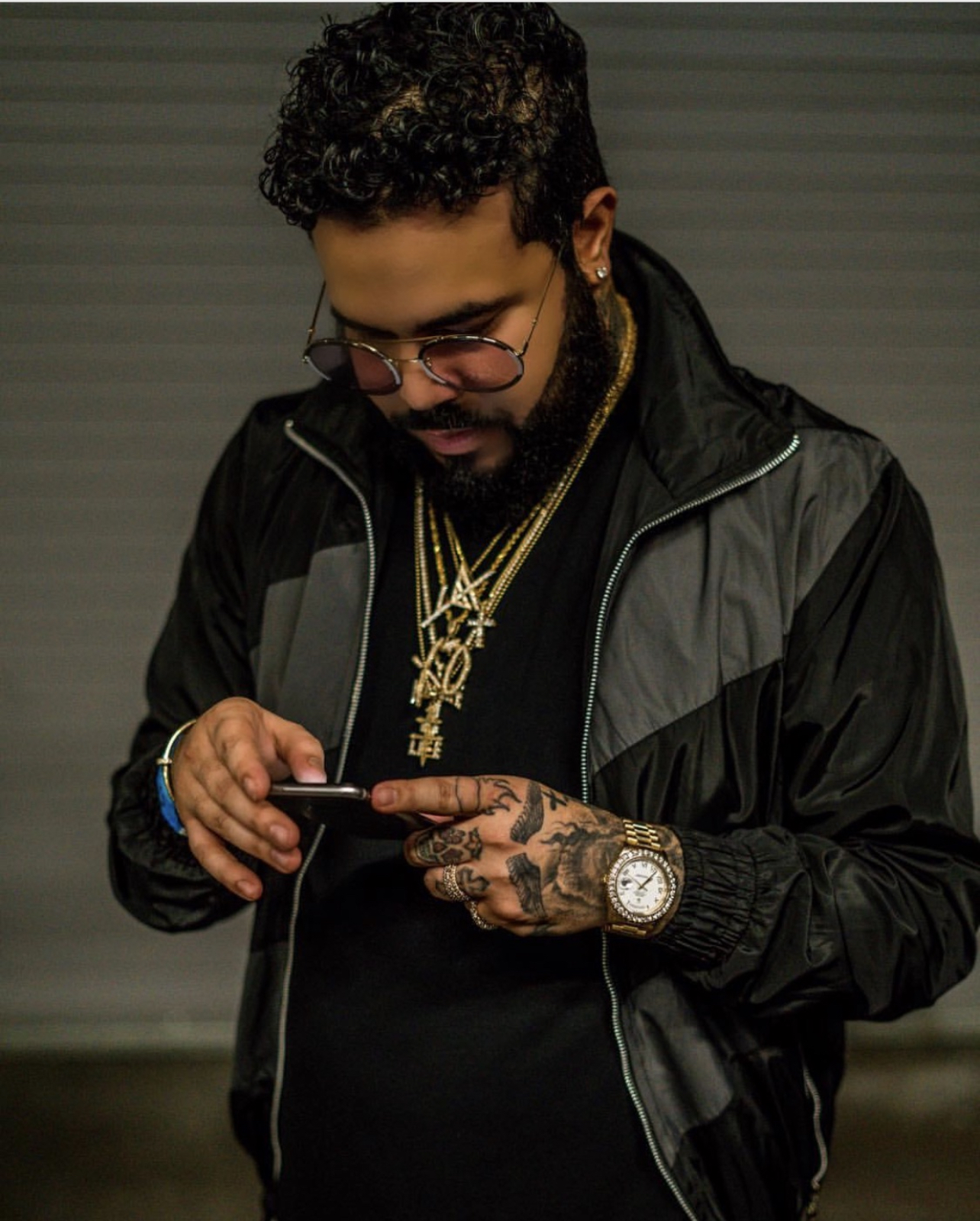 Spiff TV in Gambino Track Jacket