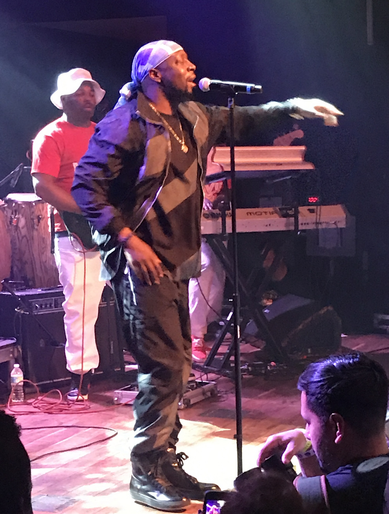 Wyclef Jean in Gambino Track Suit